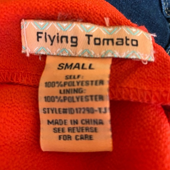 Flying Tomato Red High Dress - Picture 8 of 9